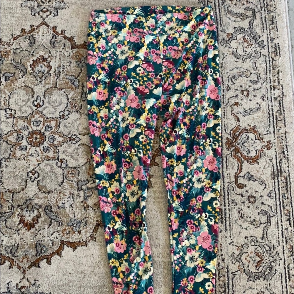 Floral leggings